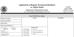 Adjustment of Status